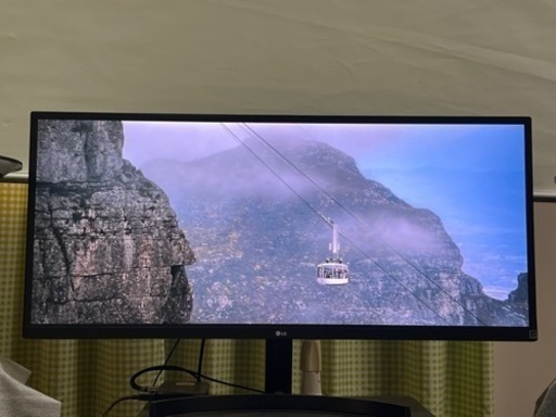【取引完了】液晶 LG 34インチ ウルトラワイドモニター 21:9