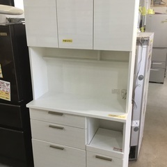 配達可【キッチンボード】【食器棚】【棚】【収納】クリーニング済【管理番号12306】 