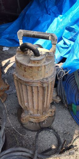 中古 まとめて4点 通電確認済み ツルミ、荏原 工事用水中ポンプ＋  