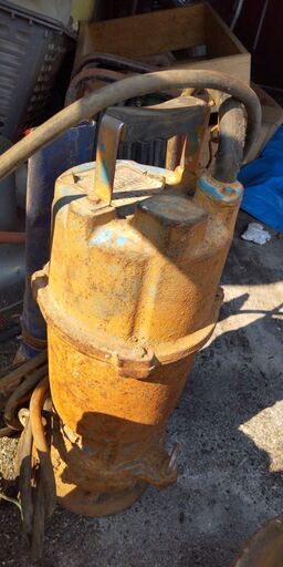 中古 まとめて4点 通電確認済み ツルミ、荏原 工事用水中ポンプ＋  