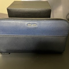 ※大幅値下げ【希少モデル】PRADAサフィアーノ　バイカラー　ラウンドウォレット Amazon | [Prada] [プラダ] 財布 二つ折り レディース