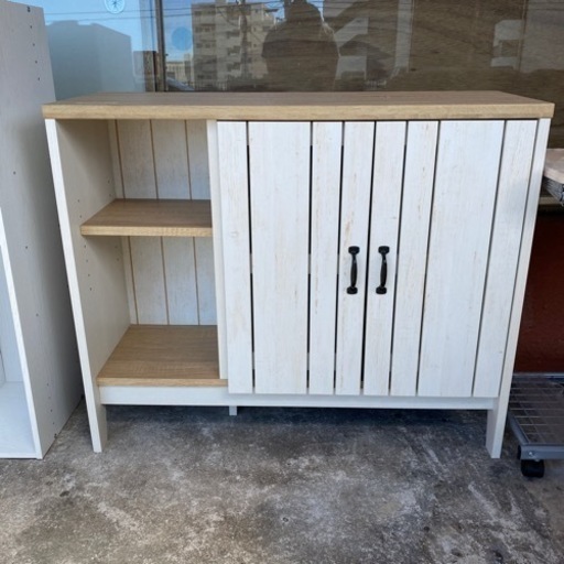 配達可【キッチンボード】【食器棚】【棚】【収納】クリーニング済