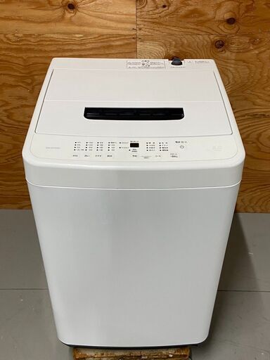 アイリスオーヤマ　全自動洗濯機　IAW-T504　5kg　ホワイト　2022年製　147