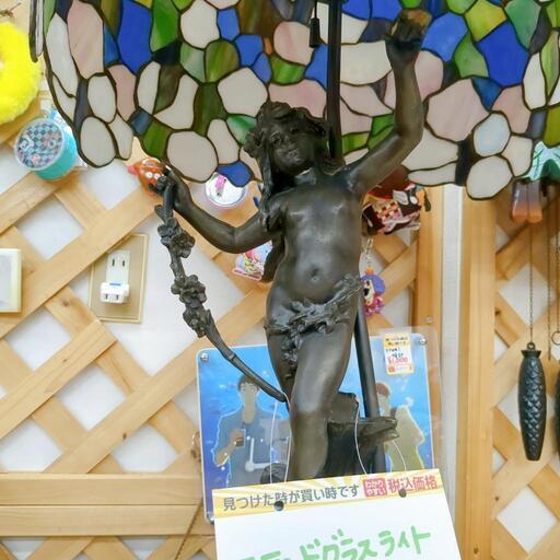 ステンドグラスライト☆アンティーク、美術品、家具 照明器具【浜村 