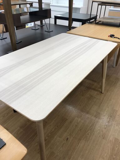 ★ジモティ割あり★ IKEA  ダイニングテーブル ナチュラル H75×W140×D78 クリーニング済み KJ5455