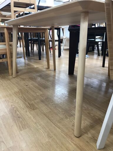 ☆ジモティ割あり☆ IKEA ダイニングテーブルセット ナチュラル H74×W119×D75 クリーニング済み KJ7502  売買されたオークション情報 落札价格 【au payマーケット】の商品情報をアーカイブ公開