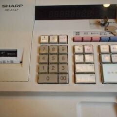 シャープ電子レジスタXE-A147W