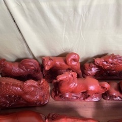 干支の置き物　9つ　焼き物　