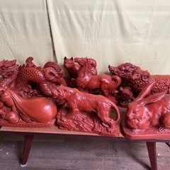 干支の置き物　9つ　焼き物　