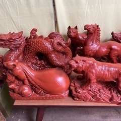 干支の置き物　9つ　焼き物　