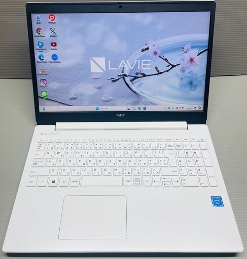 保証1ヶ月、インボイス対応、代引き発送可！Windows11、Celeron、SSD256GB(新品)、メモリ4GB、NEC製ノートパソコン、CD,DVDドライブ、カメラ、Bluetooth、ACアダプター付属、エヌイーシー、LaVie、ラビー、ラヴィ、ノートPC、Microsoftoffice、Word、Excel、PowerPoint、Outlook、ﾏｲｸﾛｿﾌﾄｵﾌｨｽ、ﾜｰﾄﾞ、ｴｸｾﾙ、ﾊﾟﾜｰﾎﾟｲﾝﾄ、ｱｳﾄﾙｯｸ