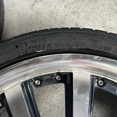 中古19インチホイール　４本セット