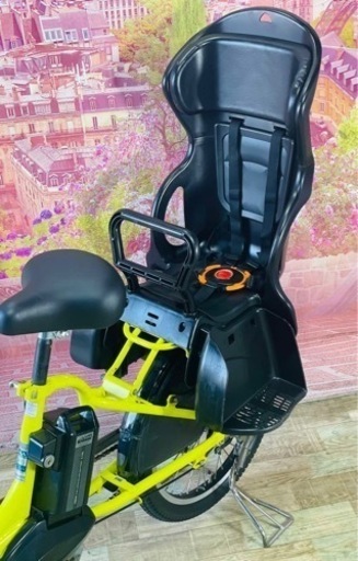 ❸0150ブリヂストン3人乗り20インチ子供乗せ電動アシスト自転車 1520②