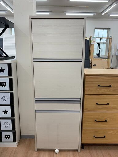 ▼値下げ▼ダストボックス スリムキッチンラック レンジ台 ハイタイプ ※一部使用感あり 自社配送時代引き可※現金、クレジット、スマホ決済対応※