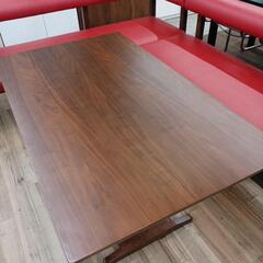 コーナーソファー&昇降テーブル3点セット　☆天板キレイです！マット付き☆