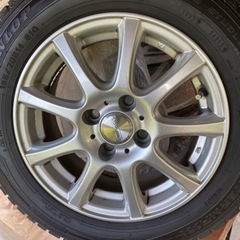 DUNLOPスタッドレスタイヤ　165/70R14 アルミホイル付き