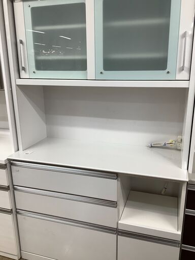 ガラス扉付レンジボードのご紹介です