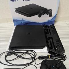 [決まりました]SONY PS4 CHU-2100A 500GB【動作確認済み、スタンド付き】