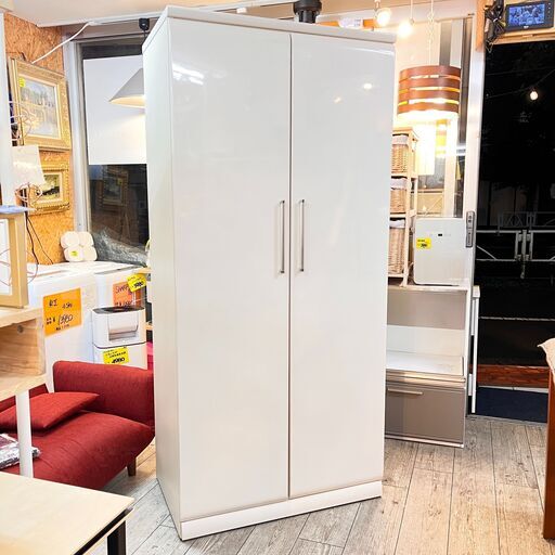 ニトリ ワードローブ クローゼット チェスト ミラー付 白 ホワイト ★買取帝国 志木店