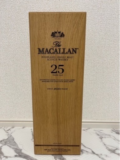 マッカラン25 空箱　空瓶