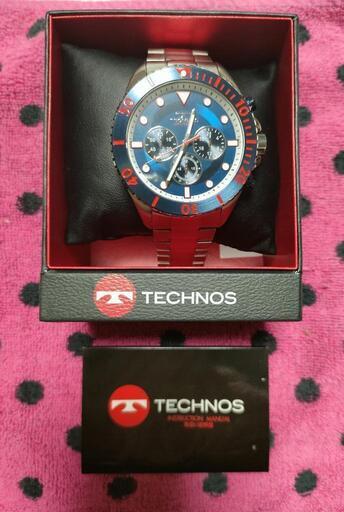 新品 テクノス TECHNOS  クロノグラフ