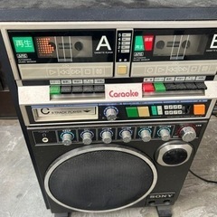 カラオケ機器[音声多重カラオケ] カセットテープ　レトロ　カラオケプレーヤー カラオケ機器[音声多重カラオケ] カセットテープ レトロ