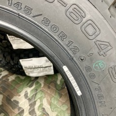「商談中」❾ 145/80R12 80/78N LT 新品ゴツゴツタイヤ4本