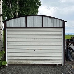 北海道 富良野 中古 大型車庫 倉庫 資材置場