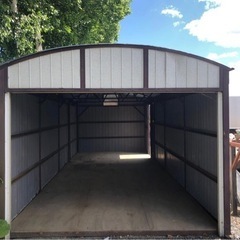 北海道 富良野 中古 大型車庫 倉庫 資材置場