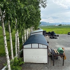 北海道 富良野 中古 大型車庫 倉庫 資材置場