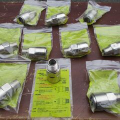 ☆日立金属 HITACHI プッシュインパクト継手接続要領 LIA 15A23・U UQ LPガス用 ◆10個セット・ひょうたん印