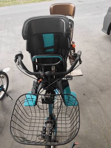あさひ　３人乗り自転車　前後子乗せ付　切り替え付き　高級サドル付　予約商品（受け渡し　今年の１２月頃）