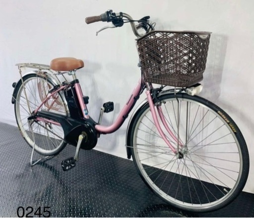 0245パナソニック電動アシスト自転車人気モデル良好バッテリー