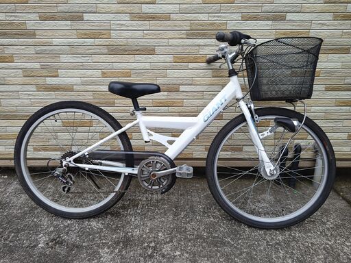 中古自転車 6段変速 24インチ LEDオートライト 軽整備済み 防犯登録対応 町田市 相模原市 MM309