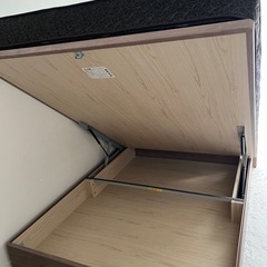 【美品✨】東京ベッド　ワイドダブル　ベッドフレーム　マットレス　横浜市青葉区　引き取り限定　跳ね上げ式　