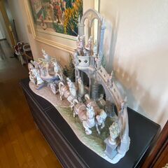 決まりました】【美品】LLADRO シンデレラ王宮への一歩 激レアオブジェ