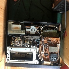 ジャンク VHSビデオデッキ ナショナル NV-1000HD 1986年 コンセント先無し