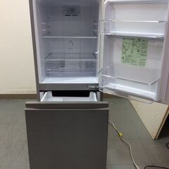 (7/5受渡済)JT9025【AQUA/アクア 2ドア冷蔵庫】美品 2022年製 AQR-13M-S 家電 キッチン 冷蔵冷凍庫 右開き 126L