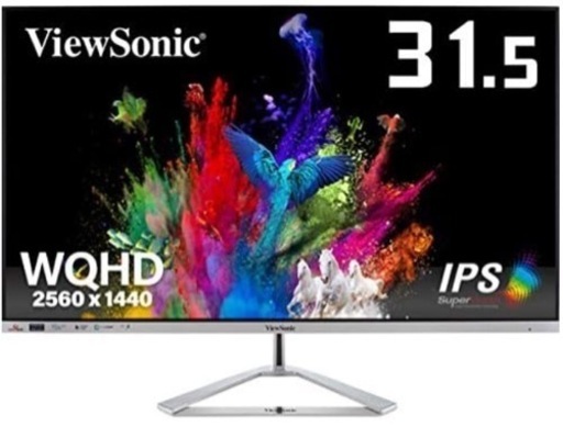【予約中】ViewSonic 31.5インチ モニター