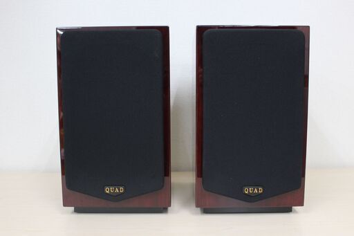【ヤ取7/10終了】≪H096ジ≫音出しOK QUAD/クオード スピーカー ペア 77-11L 2way ブックシェルフ/デスクトップスピーカー オーディオ機器/音響機器 ヤ取7/10終了】≪H096ジ≫音出しOK QUAD/クオード スピーカー ペア 77