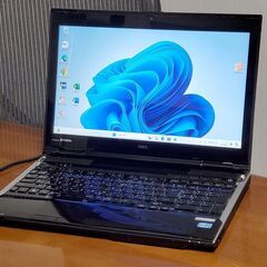 NEC 15インチ【win10+win11 起動8秒 CPUスコア5186】i7 新品SSD256GB