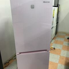 冷蔵庫 ハイセンス HR-G1501KP 2018年製 W(幅)48.1×D(奥行き)58.3×H(高さ)123.1cm ※保証3ヶ月