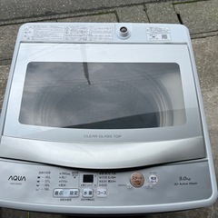 G-48 AQUA 全自動電気洗濯機 AQW-S5M 5.0kg 2021年製