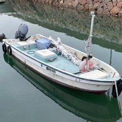?山口市手渡しor直接配達?RYOBI小型ボート&小型エンジン?実用品！