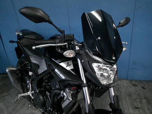 YAMAHA MT-03 黒 車検予備検対応車 エンジン始動動画 半額配送