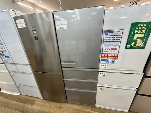 【6か月保証】AQUAの4ドア冷蔵庫入荷しました！！