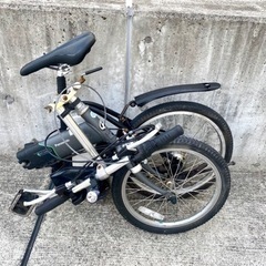 Panasonic 折りたたみ 電動自転車 OFF TIME 7段5Ah 長押し5点灯 18インチ