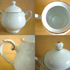 ☆Noritake ティーセット 6客セット カップ&ソーサー ティーポット