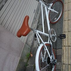 20吋 ミニベロ(小径車) 6speed/ホワイト