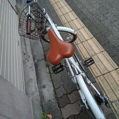 20吋 ミニベロ(小径車) 6speed/ホワイト